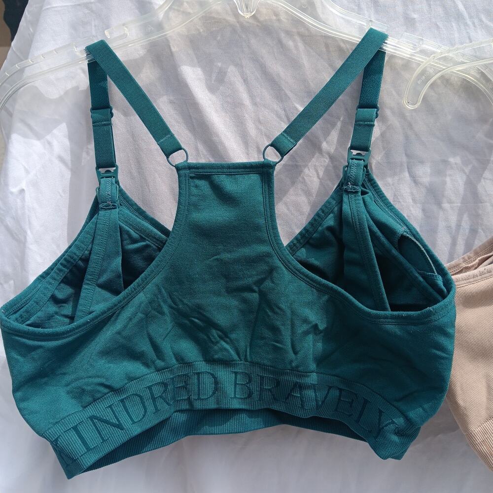 Kindred Bravely Pumping Nursing Bra Size Regular B-D small - appx cup size 30 32 - Picture 6 of 12